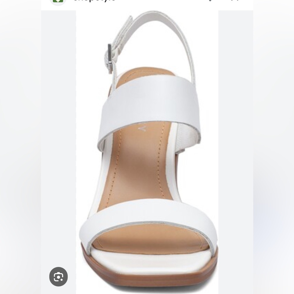 Elegant White Women's Sandals by Lisa* Vicky